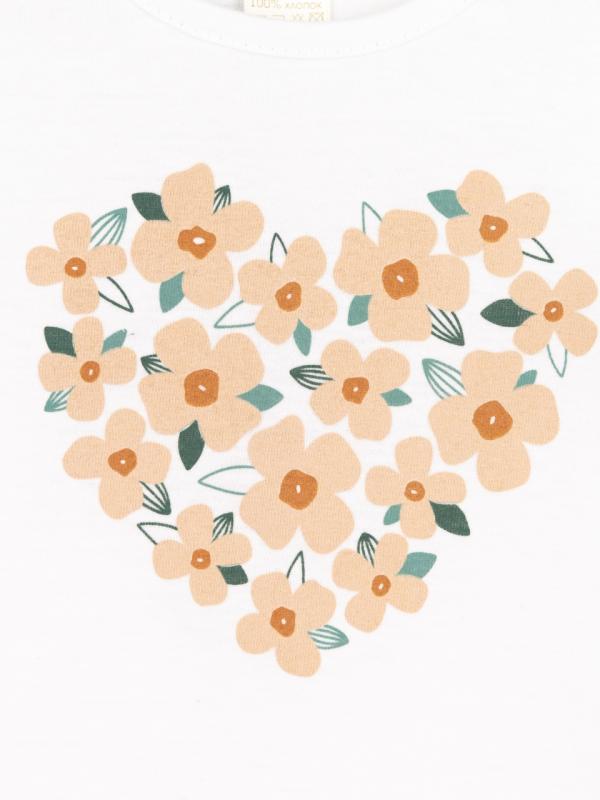 картинка Футболка для девочки Baby Boom Ф157/2-К Белый от магазина детских товаров ALiSa