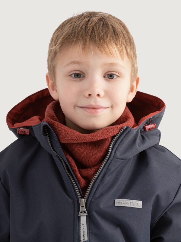 картинка Снуд для мальчика NIKASTYLE 17м11725 Паприка от магазина детских товаров ALiSa