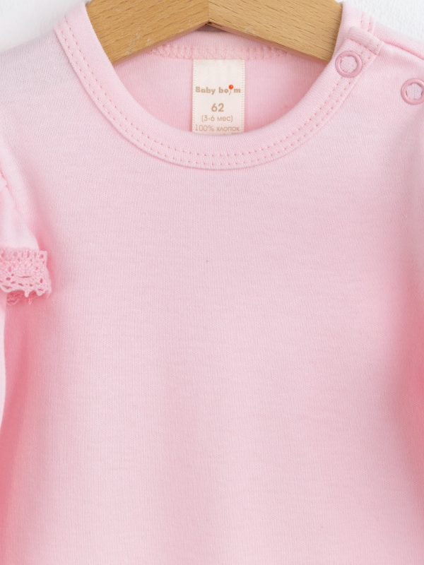 картинка Боди для девочки Baby Boom Б145/2-И Розовый я737 от магазина детских товаров ALiSa