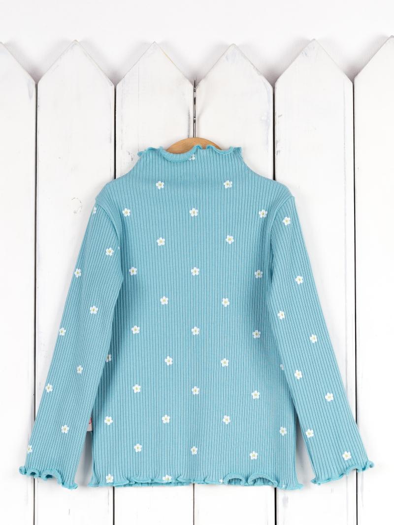 картинка Лонгслив для девочки Baby Boom Ф85/10-К Ромашки на ментоле от магазина детских товаров ALiSa