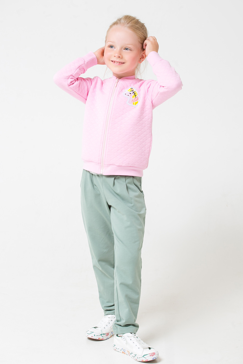 картинка Куртка для девочки Crockid КР 301289 персиково-розовый к285 от магазина детских товаров ALiSa