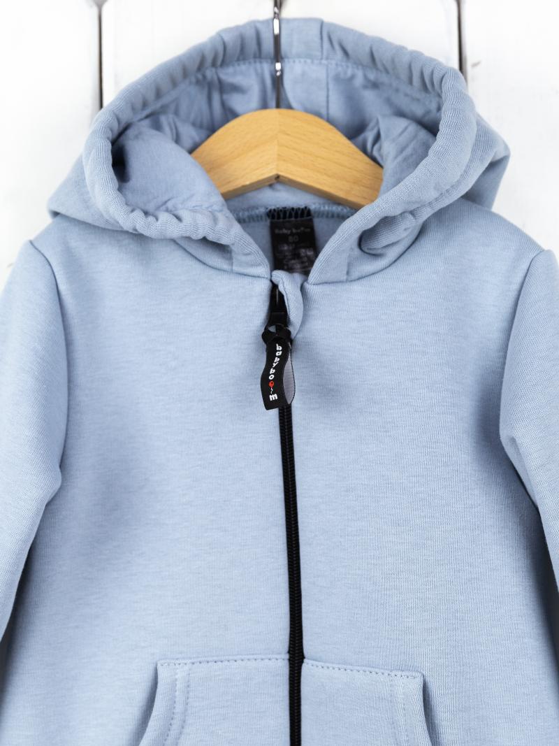 картинка Комбинезон для мальчика Baby Boom К183/29-Ф Серо-голубой от магазина детских товаров ALiSa