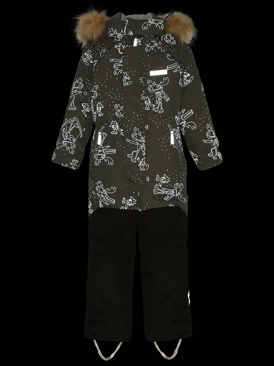 картинка Комбинезон для мальчика NIKASTYLE 8з0525 Хаки Черный от магазина детских товаров ALiSa