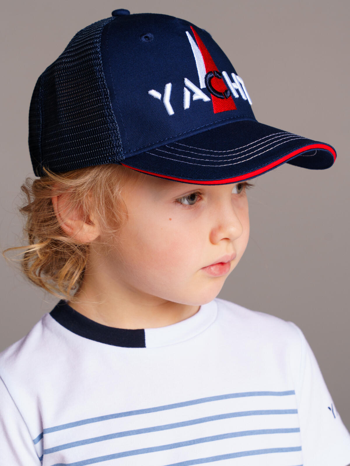 картинка Кепка текстильная для мальчика PL 12412183 Синяя от магазина детских товаров ALiSa