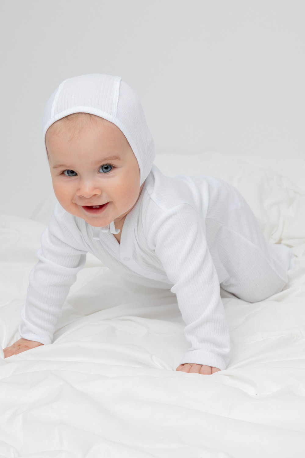 картинка Комбинезон детский Crockid К 6205-2 белый от магазина детских товаров ALiSa