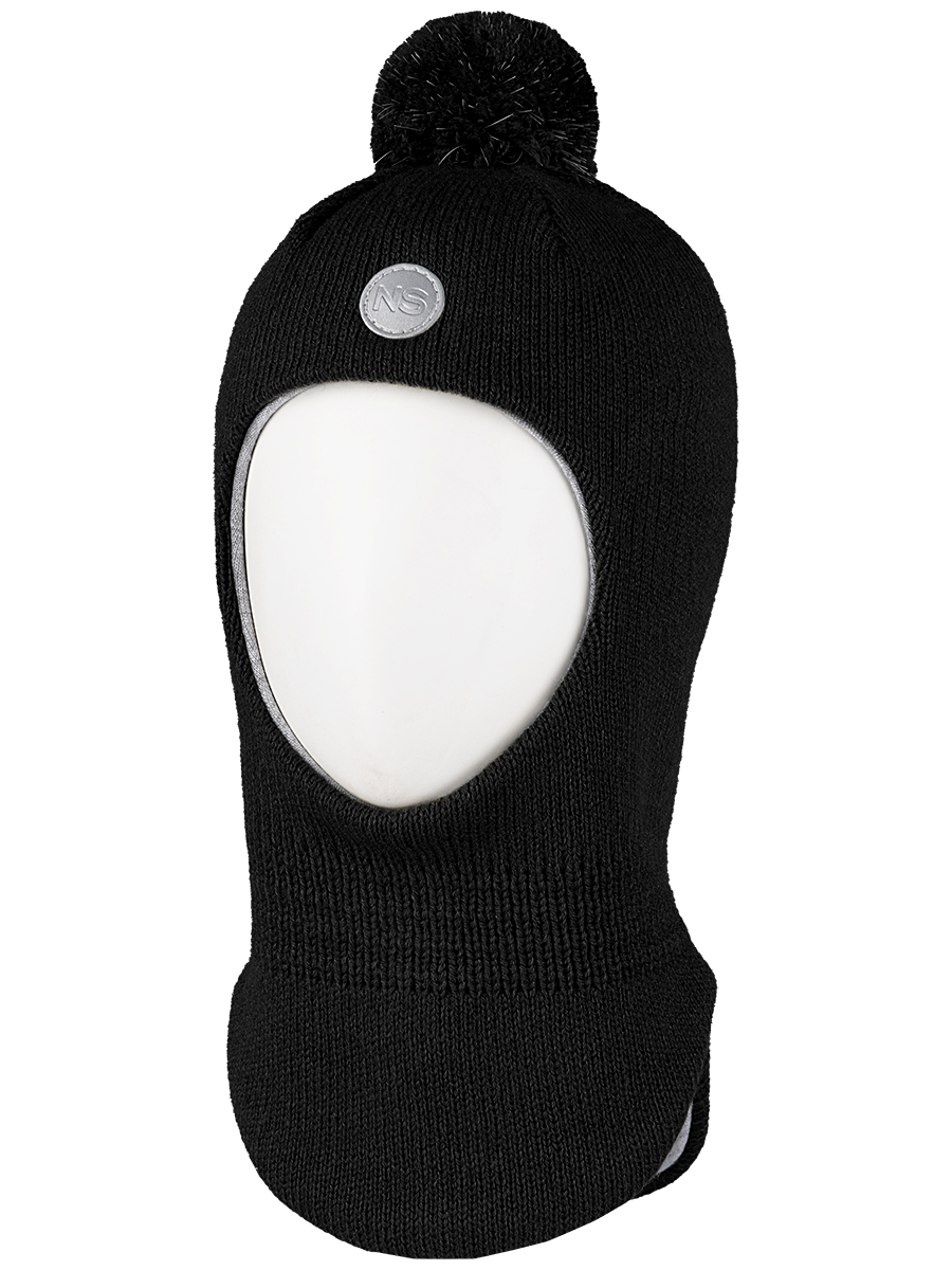 картинка Балаклава утепленная для мальчика NIKASTYLE 10з15225 Черный от магазина детских товаров ALiSa
