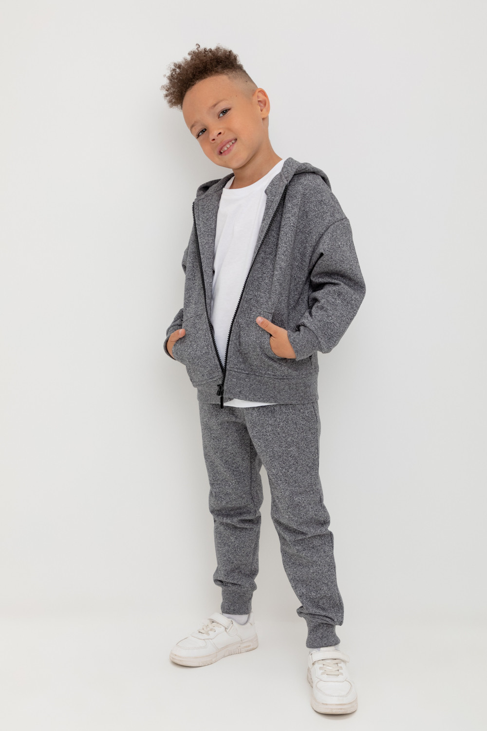 картинка Комплект детский Crockid К 2080 темно-серый от магазина детских товаров ALiSa