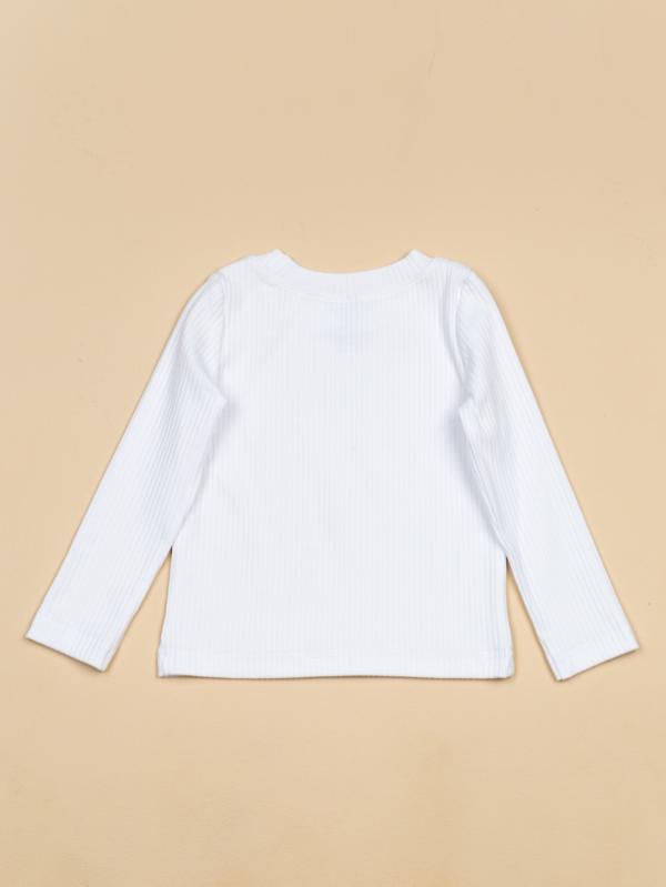 картинка Лонгслив для девочки Baby Boom Ф165/1-К Белый от магазина детских товаров ALiSa