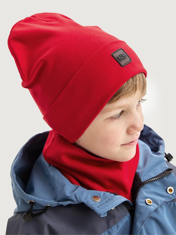 картинка Комплект деми шапка снуд для мальчика NIKASTYLE 12л12725 Чили от магазина детских товаров ALiSa