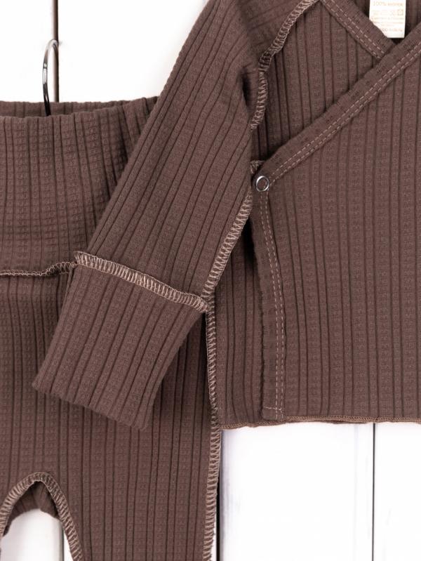 картинка Комплект детский Baby Boom КН154/2-Р Ажурная рибана Кофе я734 от магазина детских товаров ALiSa