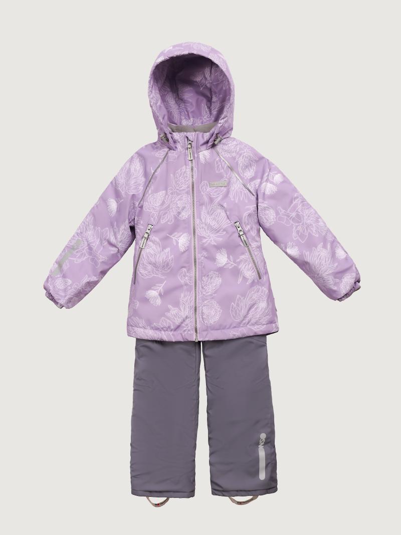 картинка Комплект утеплённый для девочки NIKASTYLE 7м2025 Лаванда серый от магазина детских товаров ALiSa