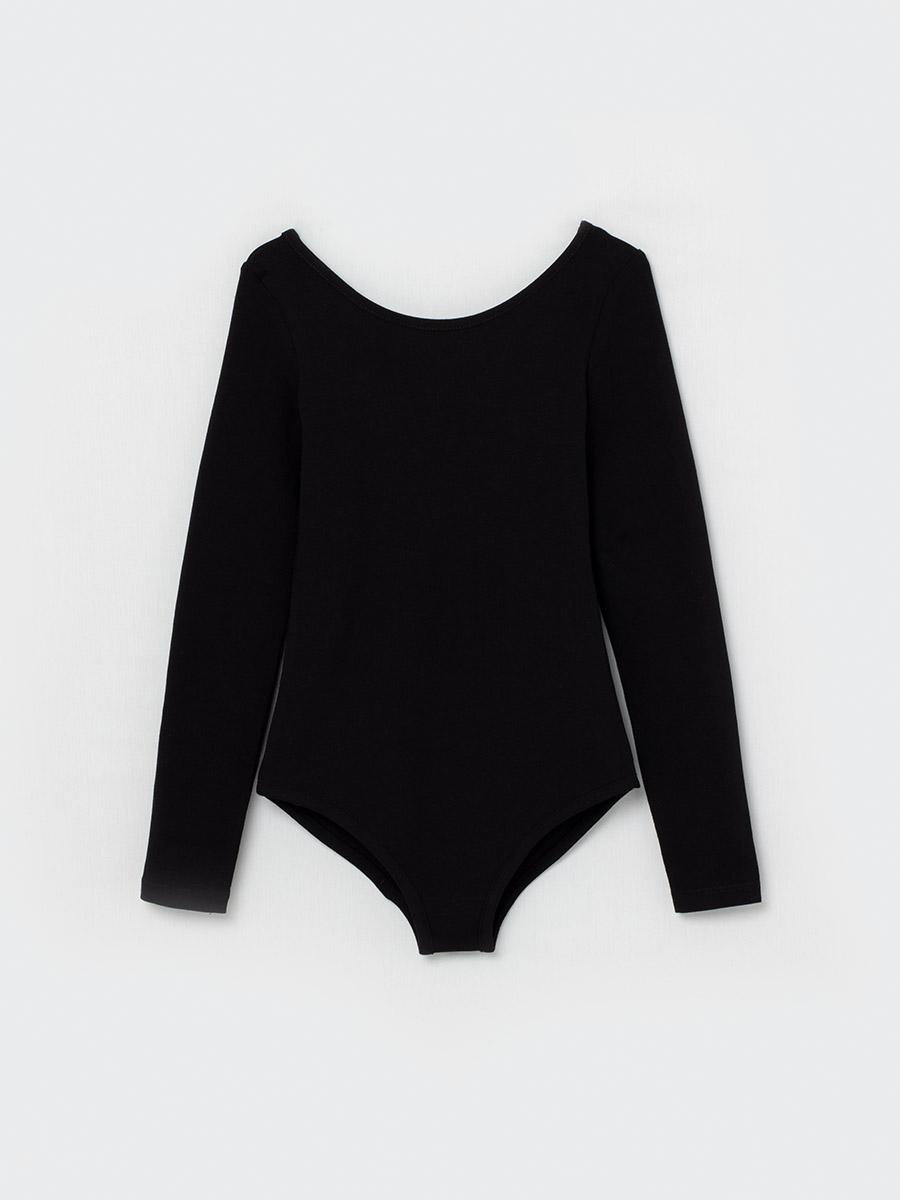 картинка Купальник гимнастический для девочки CAKG 40018-22 Черный от магазина детских товаров ALiSa