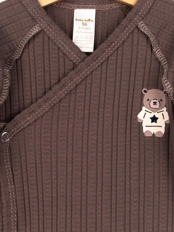 картинка Комплект детский Baby Boom КН154/2-Р Ажурная рибана Кофе я734 от магазина детских товаров ALiSa