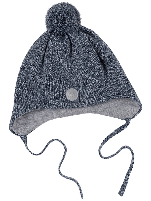 картинка Шапка утепленная для мальчика NIKASTYLE 11з15424 Серо-голубой от магазина детских товаров ALiSa