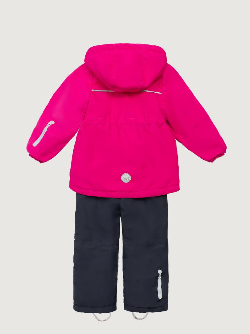 картинка Комплект утеплённый для девочки NIKASTYLE 7м2225 Фуксия графит от магазина детских товаров ALiSa