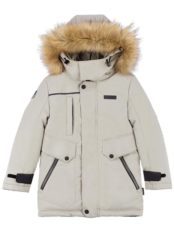 картинка Куртка зимняя для мальчика NIKASTYLE 4з3724 Беж от магазина детских товаров ALiSa