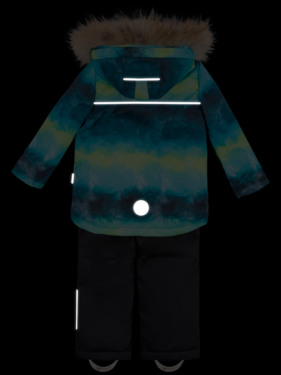 картинка Комплект зимний для мальчика NIKASTYLE 7з1523 салатовый черный от магазина детских товаров ALiSa