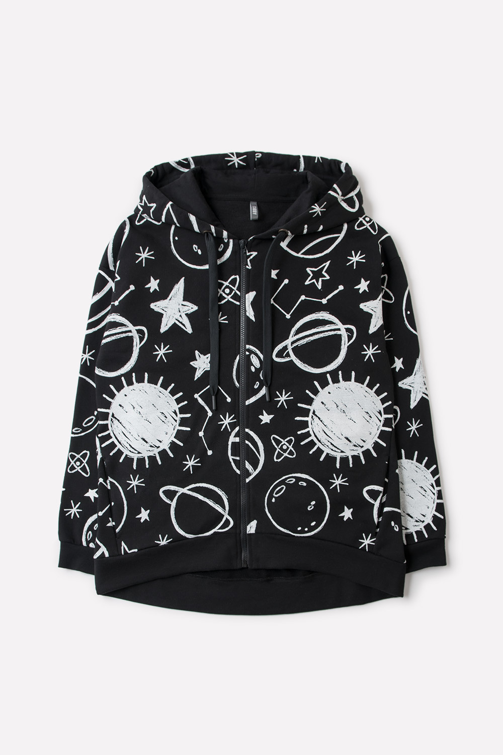 картинка Куртка для мальчика КБ 301542 черный, космос к56 от магазина детских товаров ALiSa