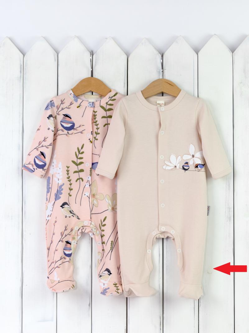 картинка Комбинезон для девочки Baby Boom НК1/5-И Бежевый от магазина детских товаров ALiSa