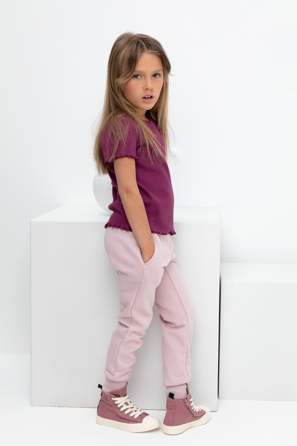 картинка Брюки для девочки Crockid КР 400588 розовый лед к405 от магазина детских товаров ALiSa