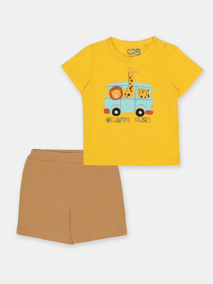 картинка Комплект для мальчика CRB CSBB 90234-30-392 Желтый от магазина детских товаров ALiSa