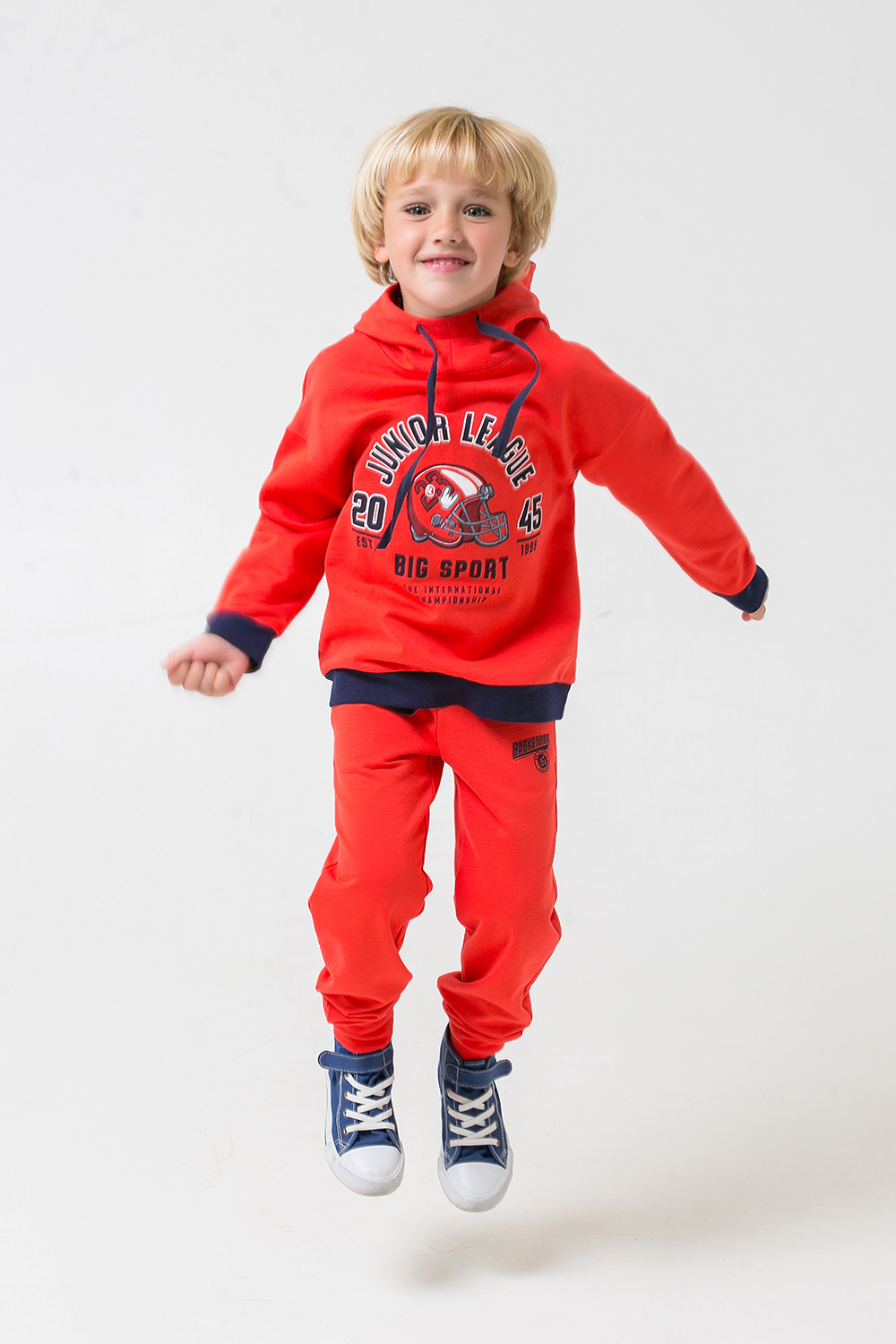 картинка Джемпер для мальчика Crockid К 301281 ярко-красный к1259 от магазина детских товаров ALiSa