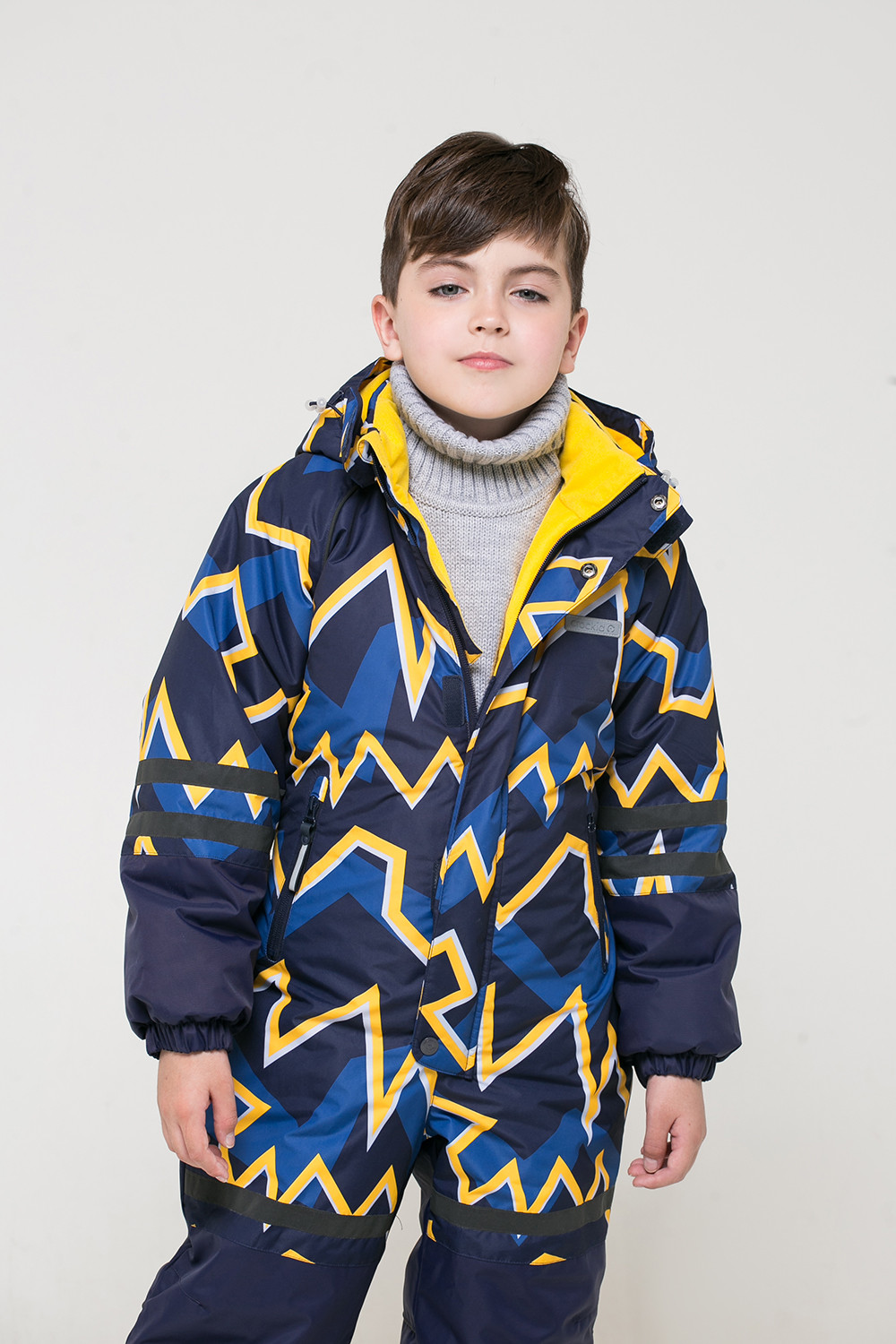 картинка Комбинезон зимний для мальчика Crockid ВК 60030/н/4 ГР от магазина детских товаров ALiSa