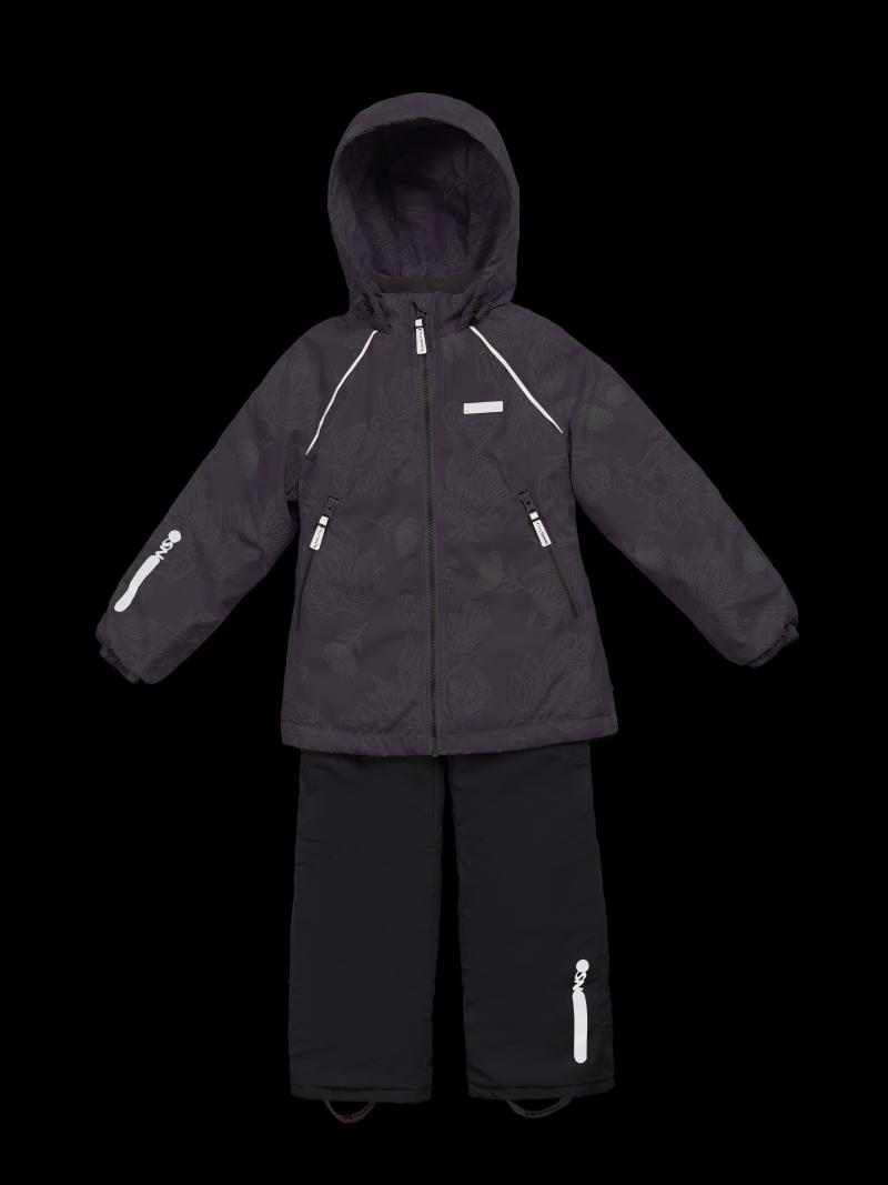 картинка Комплект утеплённый для девочки NIKASTYLE 7м2025 Лаванда серый от магазина детских товаров ALiSa