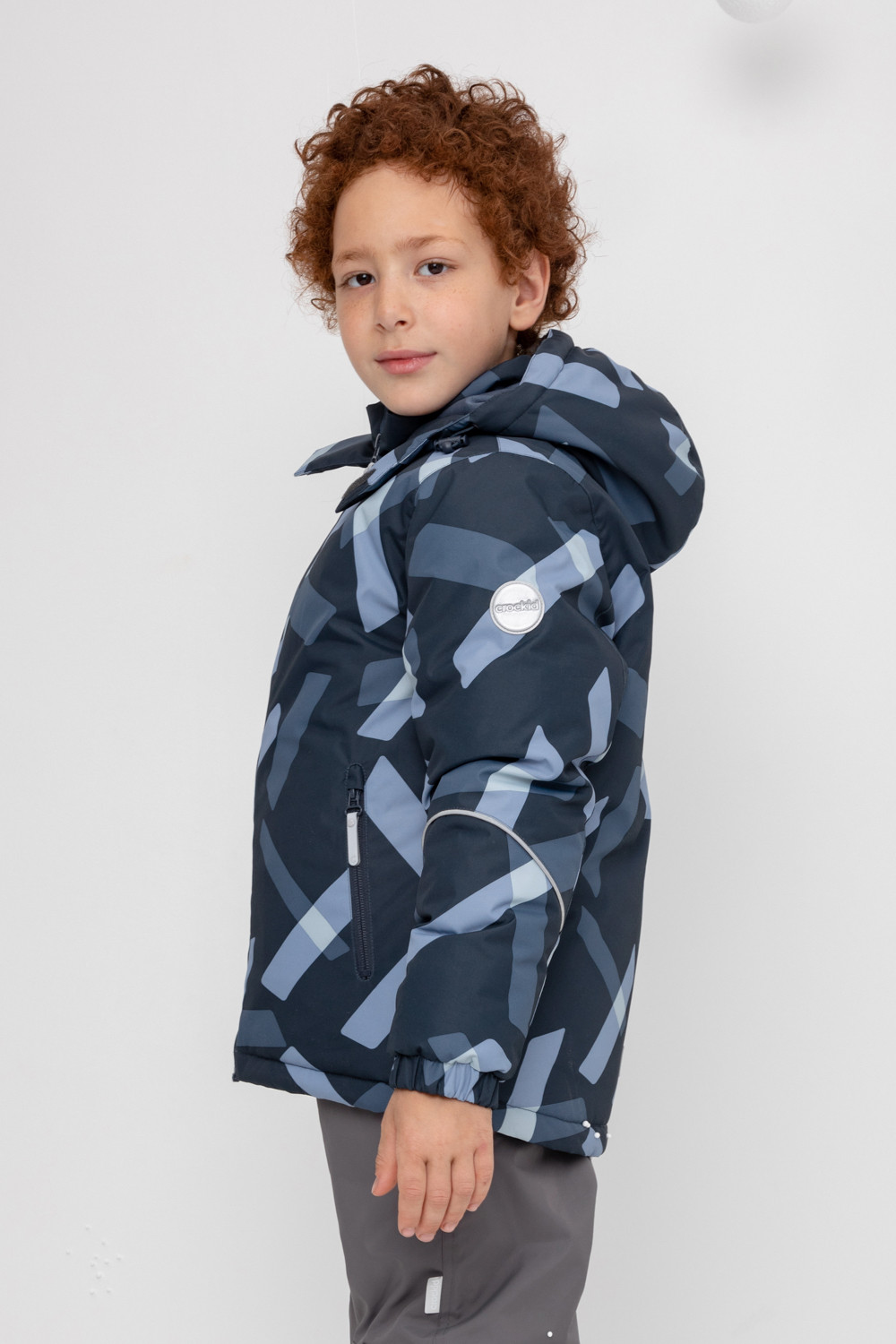 картинка Куртка зимняя для мальчика Crockid ВК 36089/н/1 ГР (122-146) от магазина детских товаров ALiSa