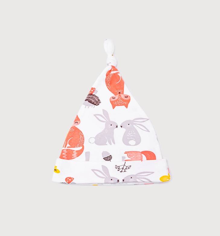 картинка Шапка для девочки Crockid К 8036 лесные зверята на сахаре от магазина детских товаров ALiSa