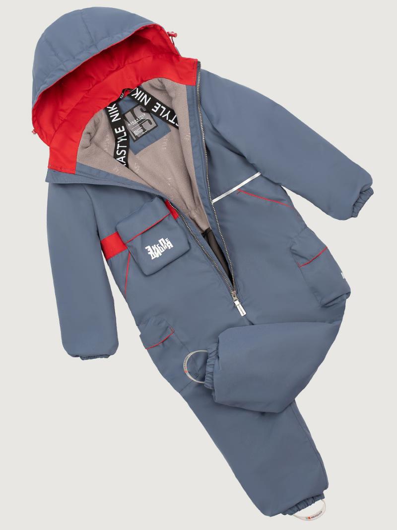 картинка Комбинезон утеплённый для мальчика NIKASTYLE 8м2725 Деним чили от магазина детских товаров ALiSa
