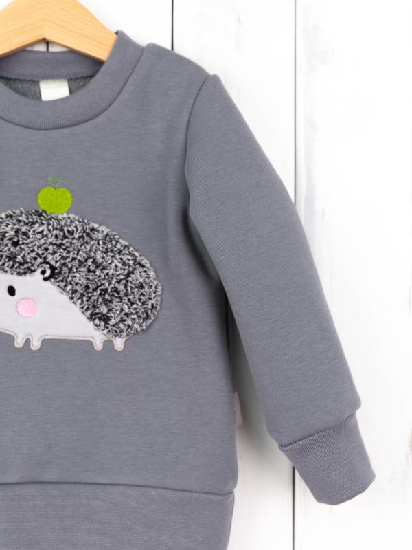 картинка Комплект детский Baby Boom КД482/14-Ф Soft Барашек Ёжик + серый от магазина детских товаров ALiSa