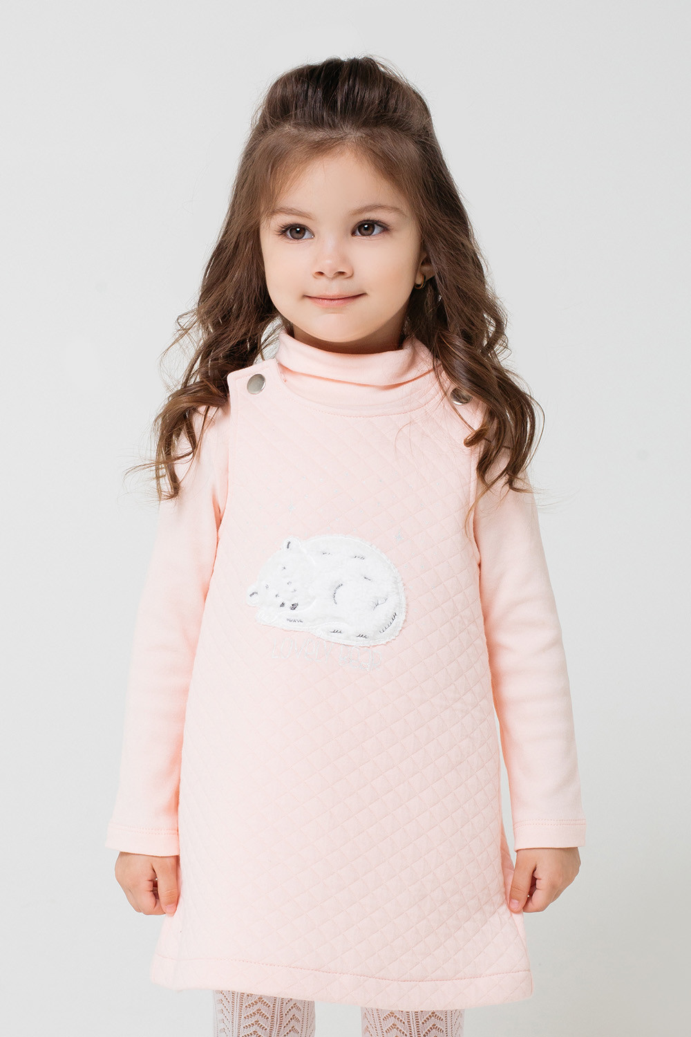 картинка Сарафан для девочки Crockid КР 5554 светло-розовый к217 от магазина детских товаров ALiSa