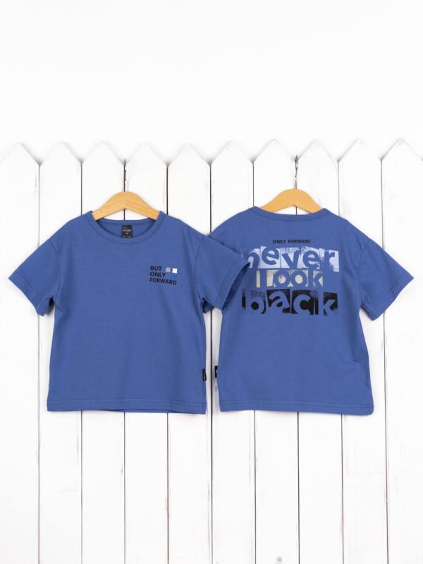 картинка Футболка для мальчика Baby Boom Ф154/6-К Индиго Б120 от магазина детских товаров ALiSa