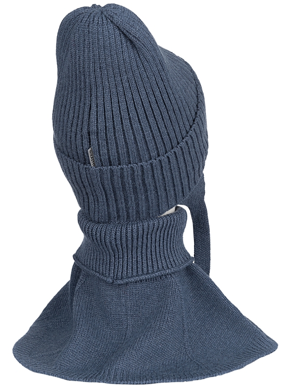 картинка Комплект шапка манишка для мальчика NIKASTYLE 12з16024 Джинс от магазина детских товаров ALiSa