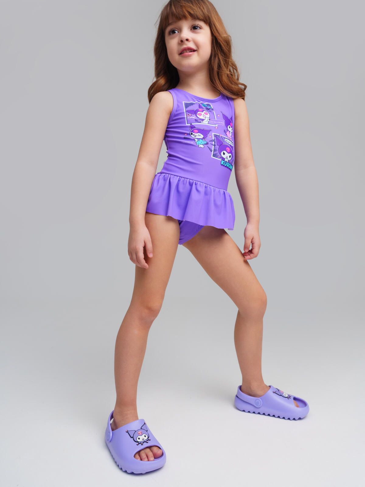 картинка Купальник для девочки PL 12542092 Сиреневый от магазина детских товаров ALiSa