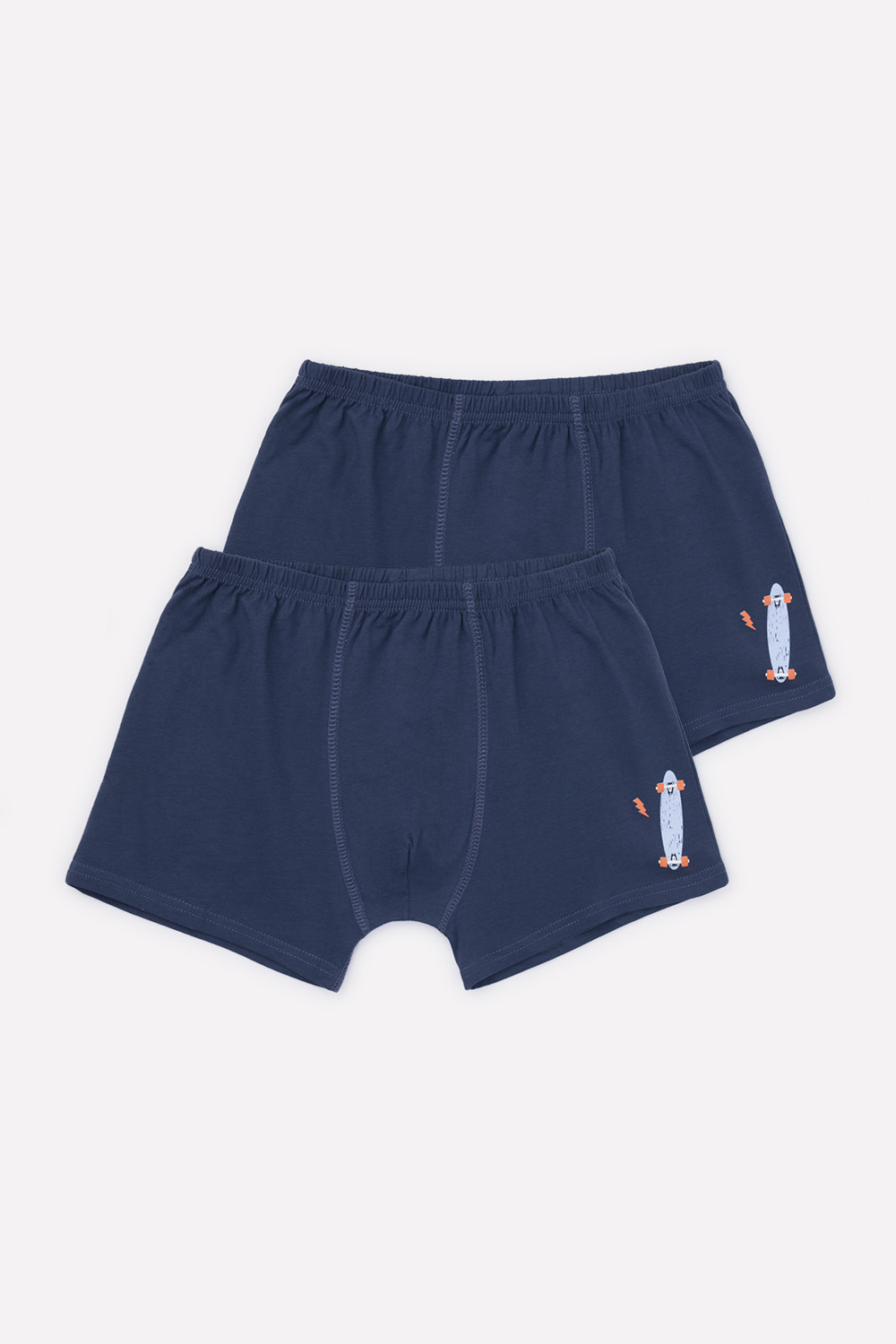 картинка Трусы для мальчика Crockid КБ 1912-2 синий космос (скейт) от магазина детских товаров ALiSa