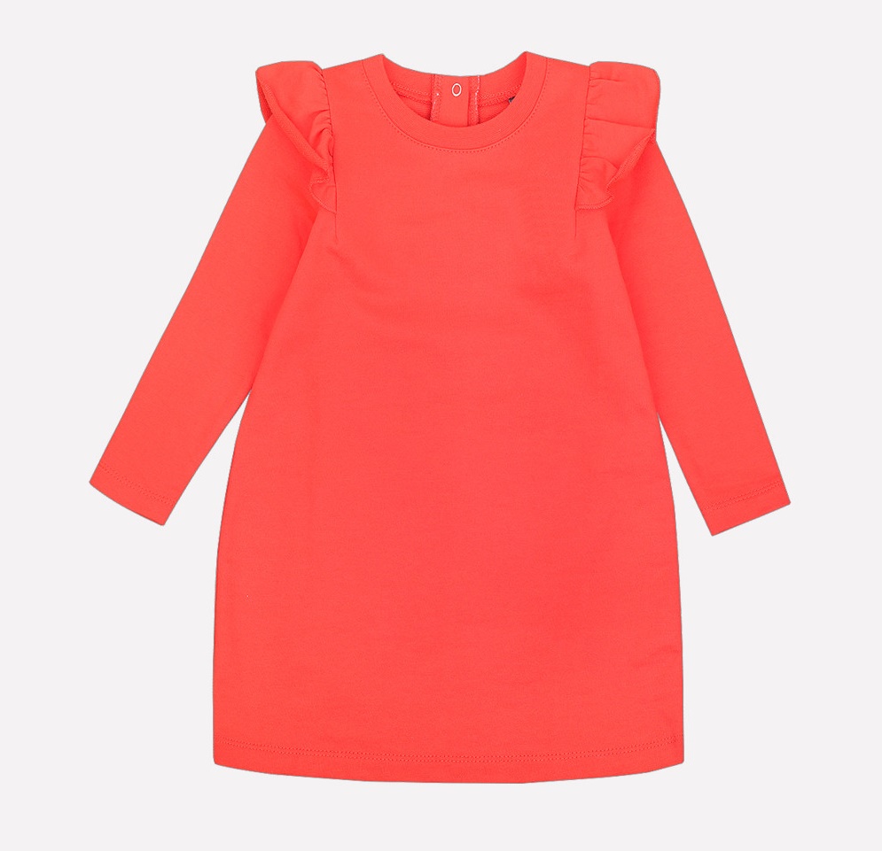 картинка Платье для девочки Crockid КР 5497 ярко-красный1 к197 от магазина детских товаров ALiSa