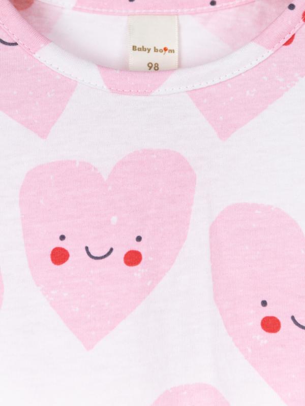 картинка Комплект для девочки Baby Boom КД560/1-К Сердечки + розовый от магазина детских товаров ALiSa