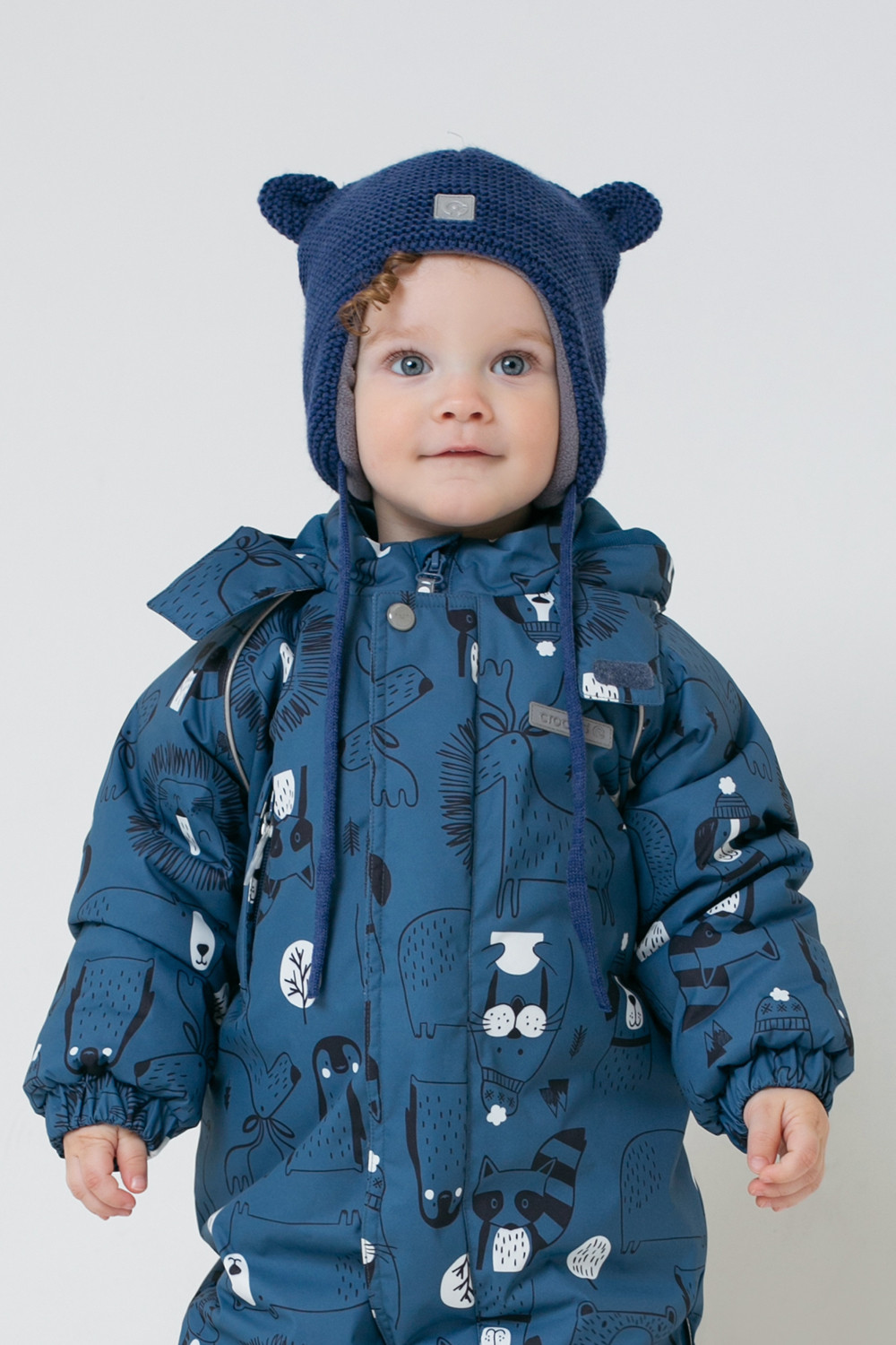 картинка Шапка для мальчика Crockid КВ 20237/ш синий от магазина детских товаров ALiSa