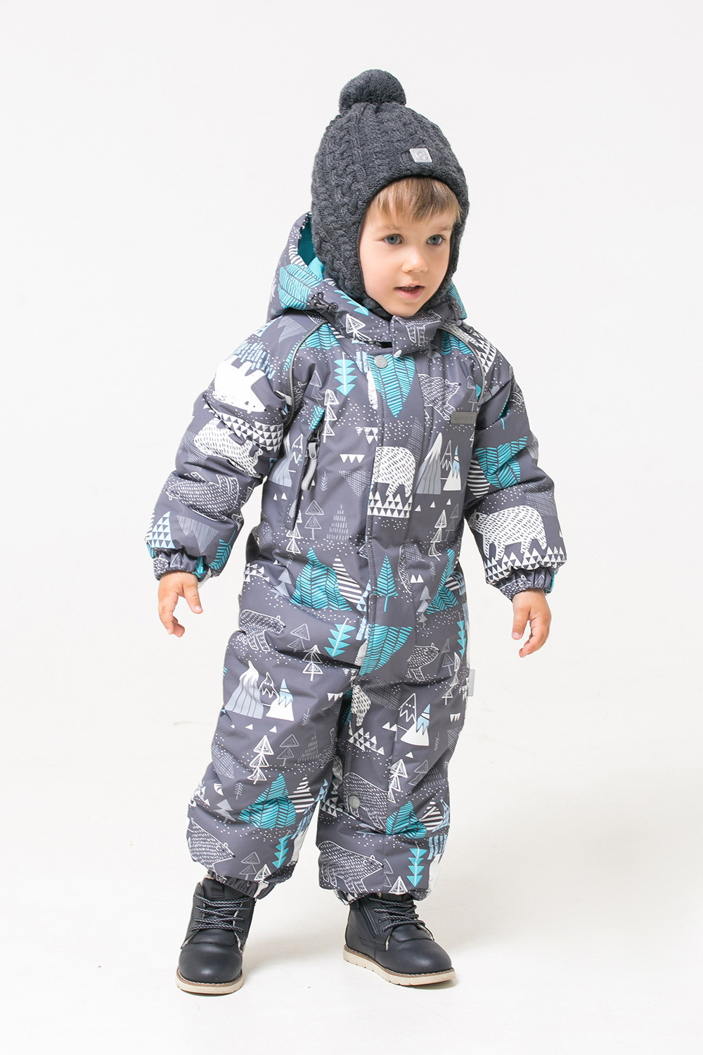 картинка Комбинезон зимний для мальчика Crockid ВК 60032/н/4 УЗГ от магазина детских товаров ALiSa