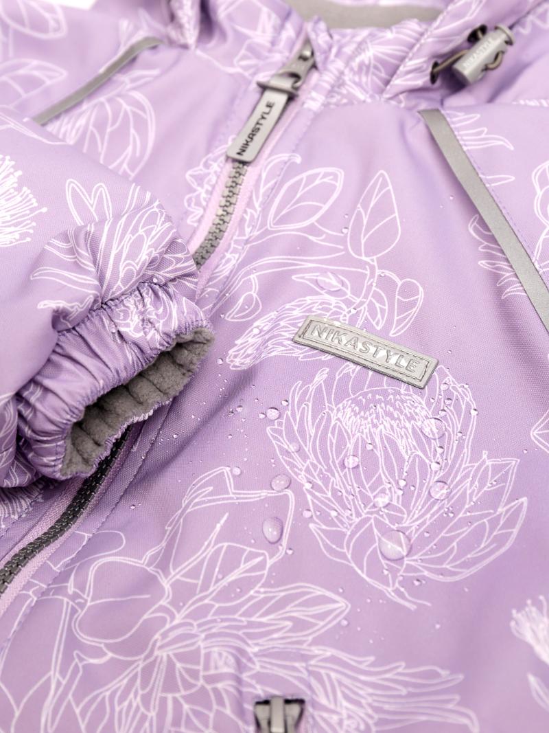 картинка Комбинезон утеплённый для девочки NIKASTYLE 8м1625 Лаванда серый от магазина детских товаров ALiSa