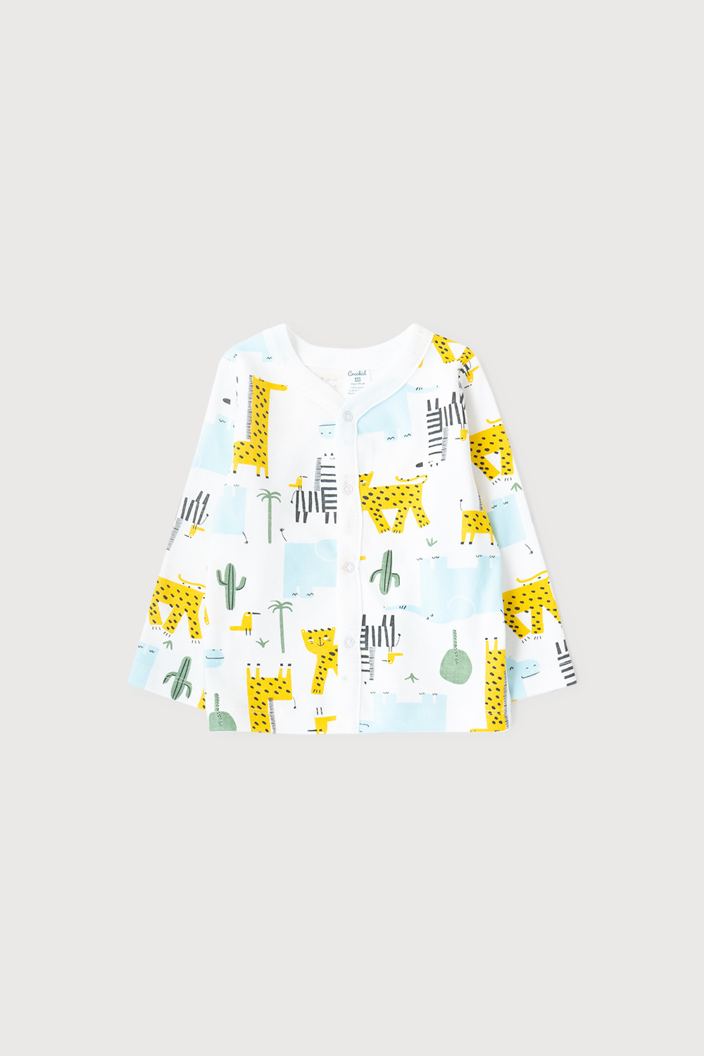 картинка Кофточка для мальчика Crockid К 300450 веселое сафари на сахаре от магазина детских товаров ALiSa