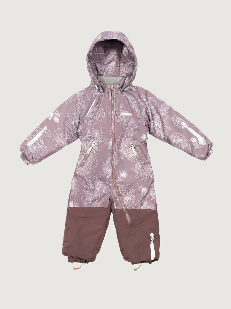 картинка Комбинезон утеплённый для девочки NIKASTYLE 8м1625 Какао шоколад от магазина детских товаров ALiSa