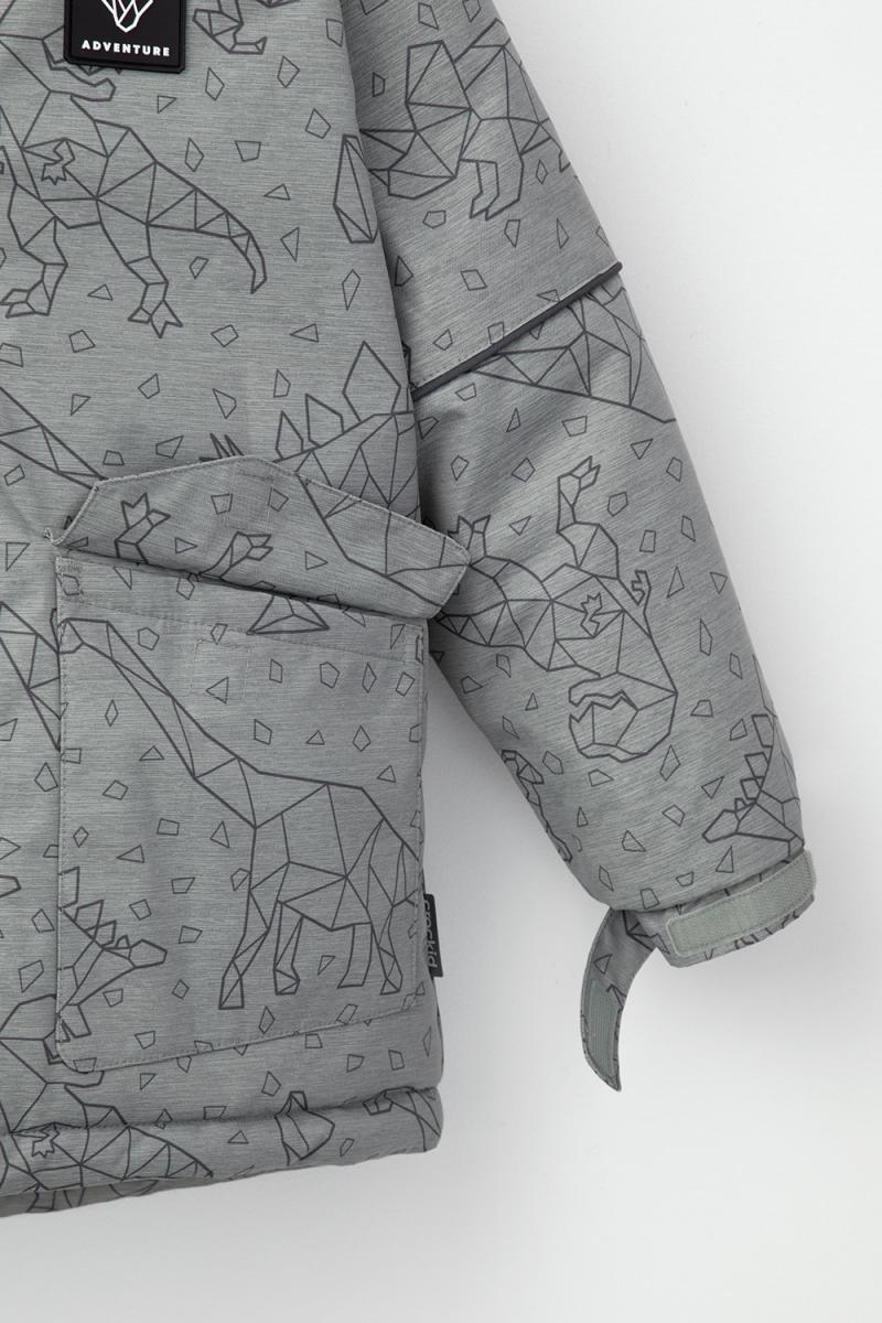 картинка Куртка зимняя для мальчика Crockid ВК 36093/н/2 ГР от магазина детских товаров ALiSa