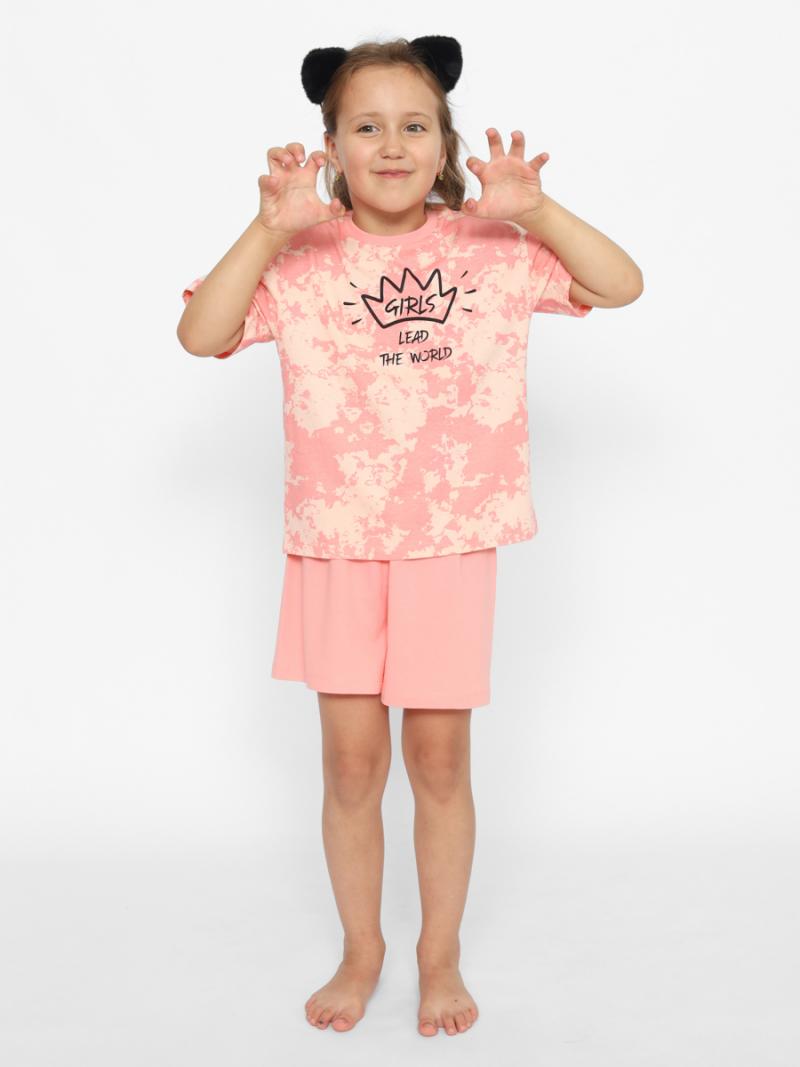 картинка Пижама для девочки Cherubino CWJG 50154-47 Персиковый от магазина детских товаров ALiSa