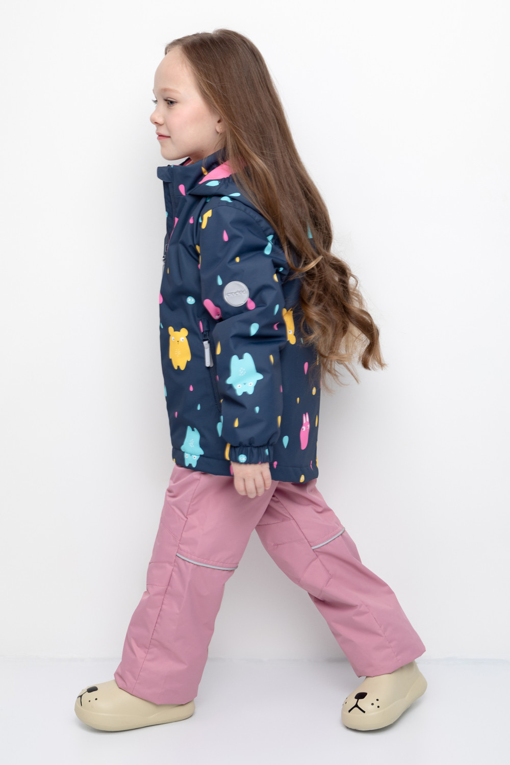 картинка Брюки ветровочные для девочки Crockid ВК 46015/23/5 УЗГ от магазина детских товаров ALiSa