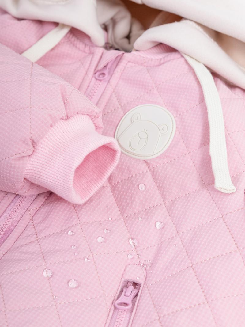 картинка Комплект утеплённый для девочки NIKASTYLE 7м9725 Пудра от магазина детских товаров ALiSa