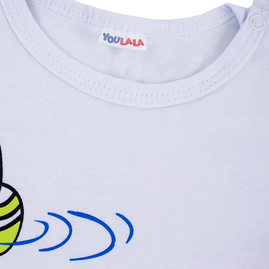 картинка Комплект для мальчика YLA 7941100207 Белый FISH от магазина детских товаров ALiSa