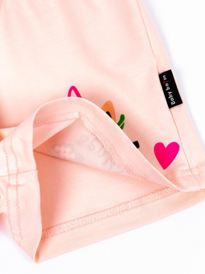 картинка Шорты для девочки Baby Boom П106/1-К Светло-розовый Б108 от магазина детских товаров ALiSa